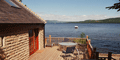 Luxury 5 star Lodges on Loch Lomond water's edge..
